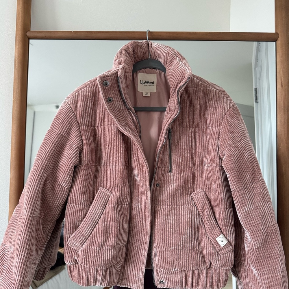 UpWest Dusty Rose Corduroy Puffer